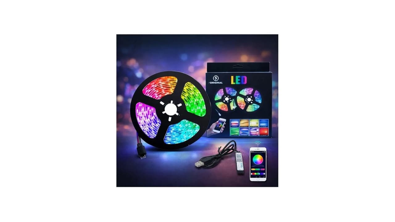 Melhor Fita de LED RGB com Bluetooth: Top 7 Modelos para Iluminação Inteligente e Sincronização Musical