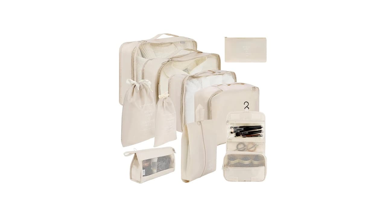 Melhor Kit Organizador de Mala: 7 Modelos para Viagens Perfeitas