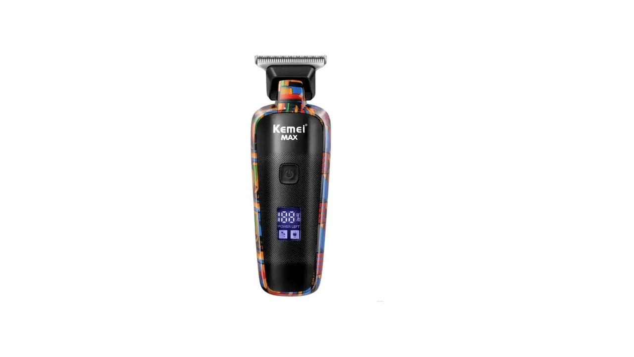 Melhor Máquina de Acabamento Profissional Kemei para Barbeiros e Salões