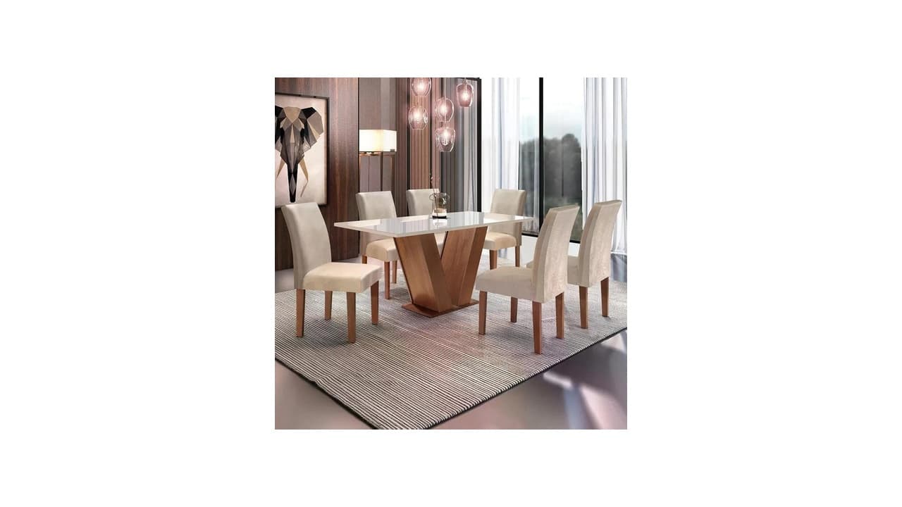 Qual a Melhor Mesa de Jantar 6 Lugares com Tampo de Vidro? Guia Definitivo para Escolher!