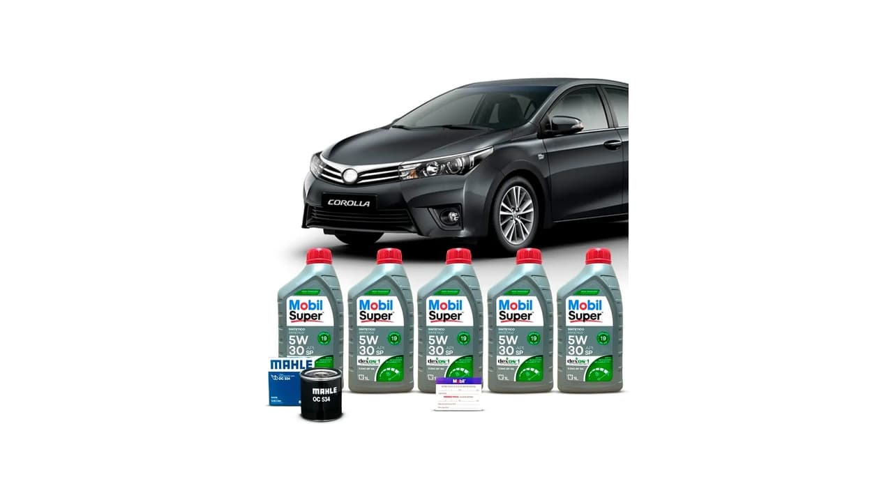 Melhor Óleo para Toyota Corolla: 7 Opções com Filtro Inclusos
