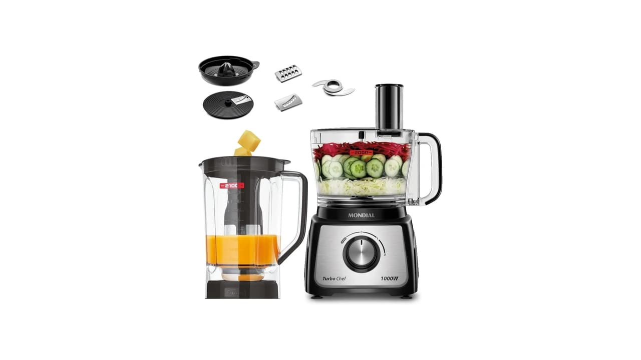 Melhor Processador de Alimentos Profissional: 10 Modelos com Até 1300W para Cozinha Gourmet