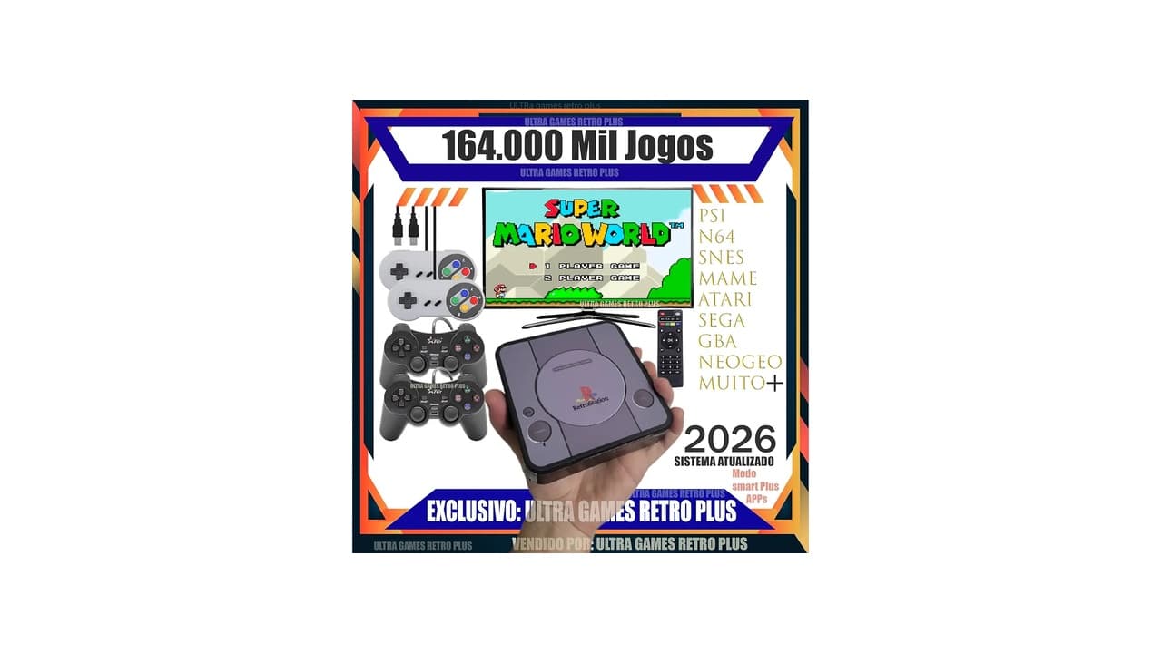 Melhor Retro Game Box: Top 10 Modelos Premium com +150 Mil Jogos