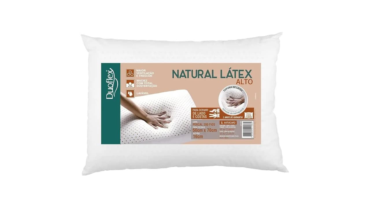 Melhor Travesseiro de Látex Natural Antiacaro: 10 Opções