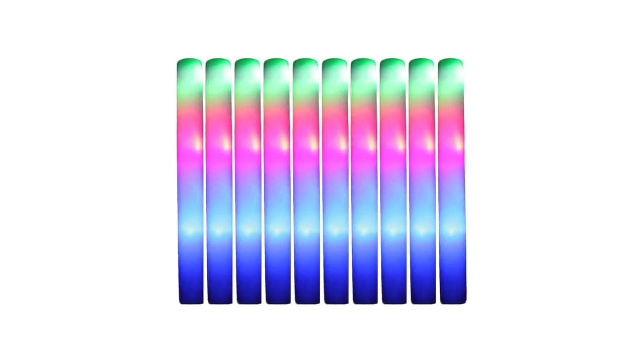 Melhor Bastão de LED Colorido para Festa: Top 5 com Luzes Pisca-Pisca e Espuma Neon
