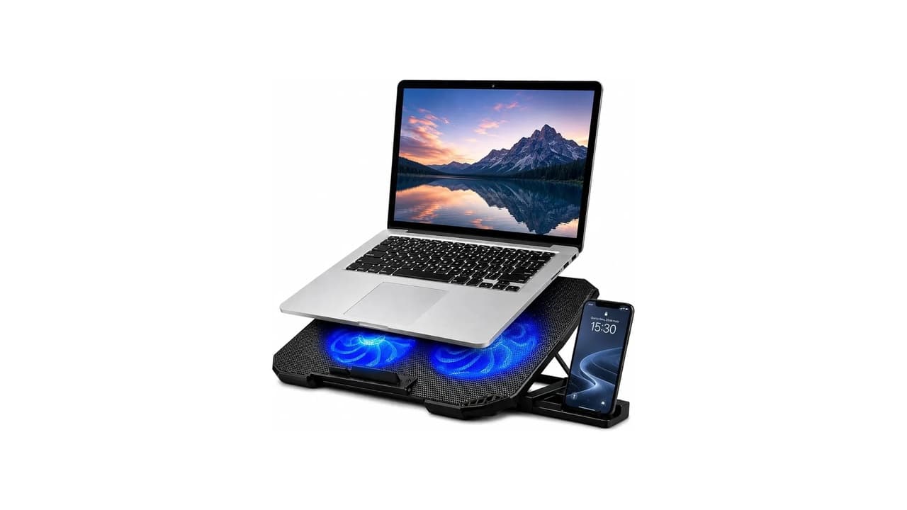 Melhor Cooler para Notebook Gamer com Ajuste de Altura: 10 Modelos com Display LCD e Controle de Velocidade