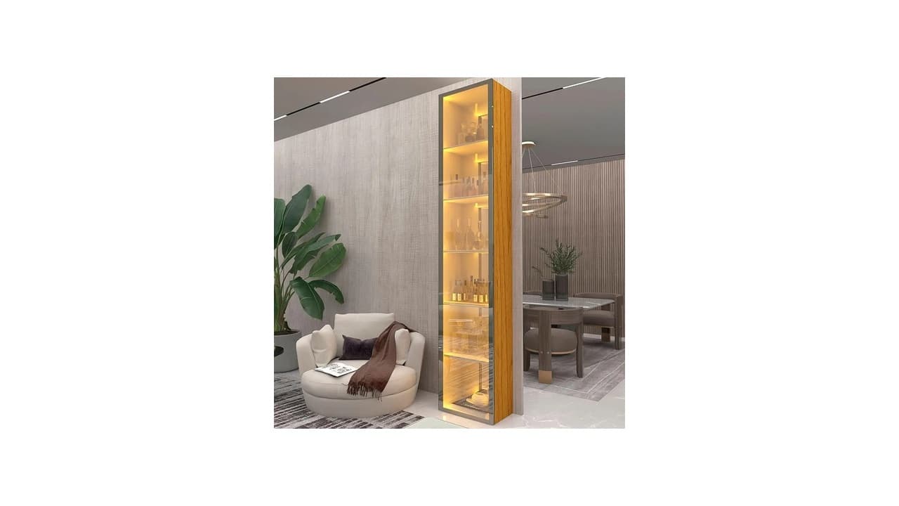 Melhor Cristaleira de Vidro com LED: Iluminação e Estilo em Um Só Produto