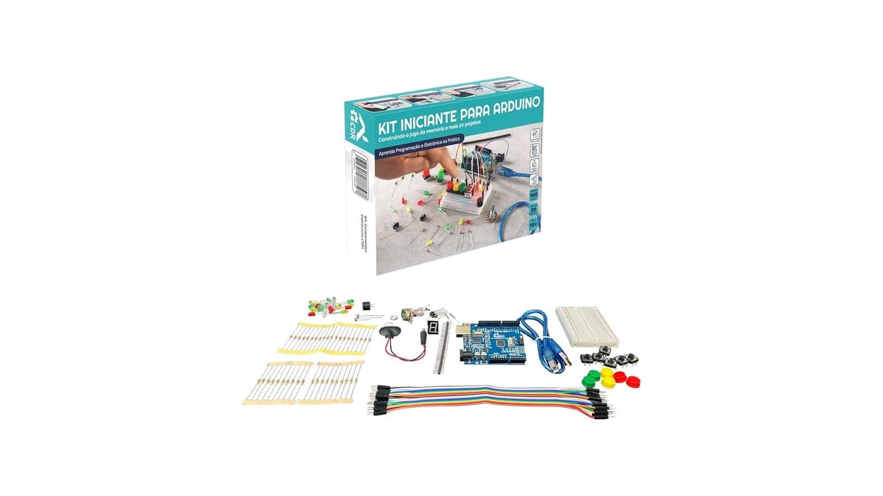 Melhor Kit Arduino para Iniciantes: 7 Opções com Tutoriais e Sensores