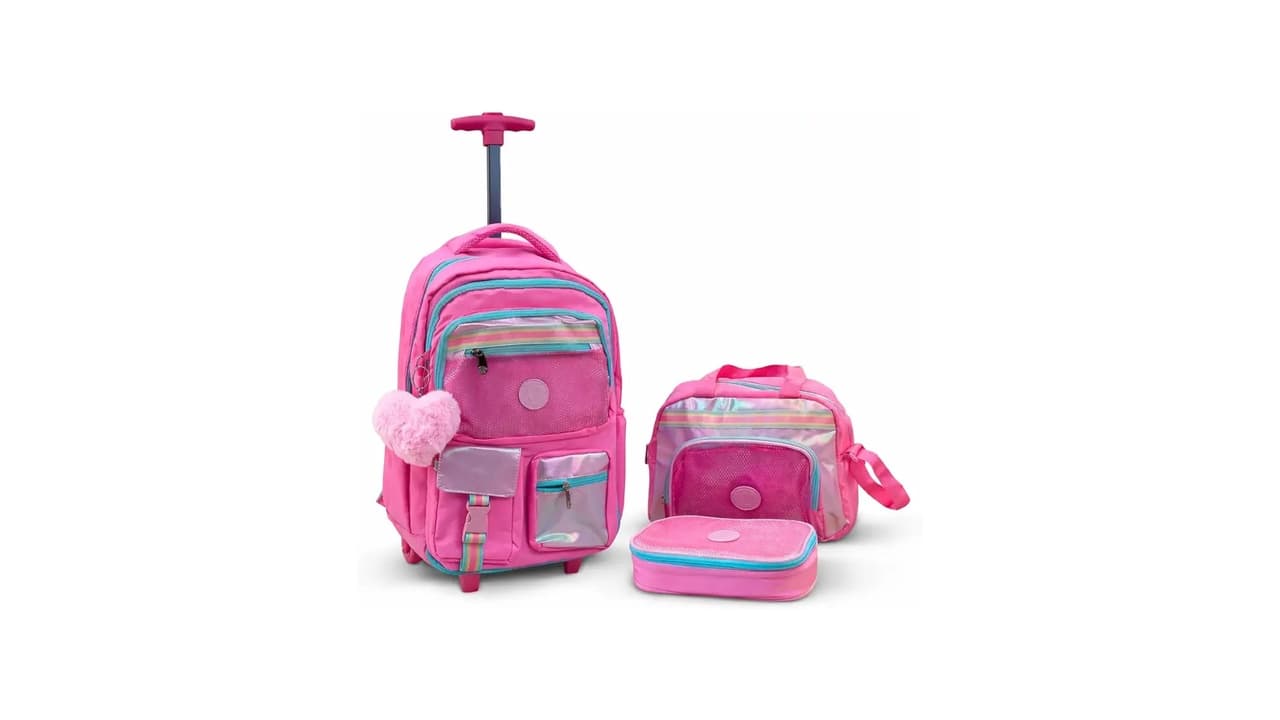 Melhor Kit Escolar com Mochila de Rodinhas: 10 Modelos que Facilitam a Rotina das Crianças