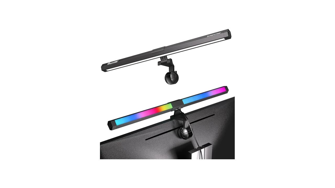 Melhor Lâmpada de Monitor Screen Bar: 10 Modelos com Cuidado aos Olhos e Sem Reflexo